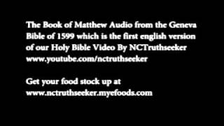 Book of Matthew Geneva Bible 1599 Chapter 25 [upl. by Harahs324]