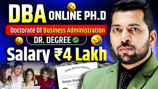 Doctorate Of Business Administration  Online PhD   Doctorate Degree Online  DBA Course Details [upl. by Aihtniroc]