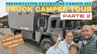 PRÉSENTATION EXTÉRIEURE DE NOTRE CAMION DEXPÉDITION 4X4 I TRUCK TOUR MAN KAT [upl. by Belle]