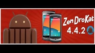 Zendrokat rom How to Install Kitkat 442 WAVE IampII [upl. by Sabba427]