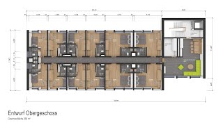 Perspektivischer Grundriss in Allplan [upl. by Aylward]