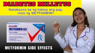 DIABETES SYMPTOMS TAGALOG  METFORMIN SIDE EFFECTS TAGALOG  SANHI PAANO MAIIWASAN ANG DIABETES [upl. by Cathlene]