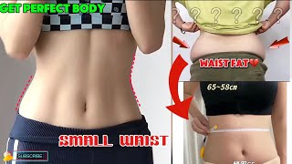 TOP EXERCISES FOR SMALL WAIST IN 10 DAY  GET Slim waist amp PERFECT ABS [upl. by Anaik633]