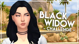 WINTER WONDERLAND WEDDING  The Sims 4 Black Widow Challenge 31 [upl. by Yennaiv]