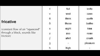 Fricative sounds  Consonants  Voice and accent  British accent [upl. by Eniladam]