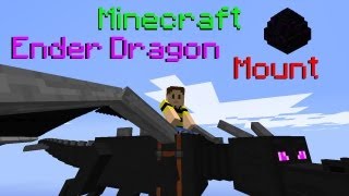 Ender Dragon Mount Pet Eats Snooki  Minecraft Mod Spotlight [upl. by Leribag]