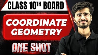 COORDINATE GEOMETRY in 1 Shot FULL CHAPTER COVERAGE Concept PYQs  Class 10th Boards [upl. by Publia337]