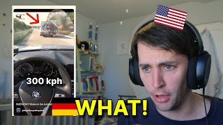 American reacts to CRAZY Autobahn Clips 1 [upl. by Knowlton88]