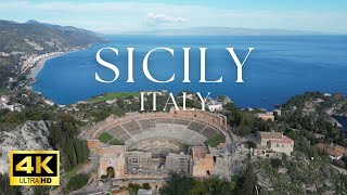 시칠리아 4K 드론영상 🇮🇹 Fly over Sicily by 4K Drone [upl. by Nnylesor461]