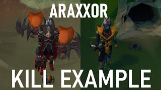 OSRS Araxxor Learner Kill Example Melee  Range [upl. by Cioban]