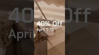 PORCELANOSA US  SALE APRIL 24 [upl. by Elburt829]