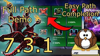 Full Run Through of 731 Uncertainty  Easy Path  2024  MCOC [upl. by Ahcilef]