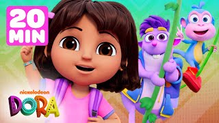 Dora the Explorer Backpack Kinder Surprise toy unboxing [upl. by Shannon]