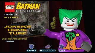 Lego Batman 1 Lvl 11  Joker Home Turf STORY  HTG [upl. by Xymenes409]