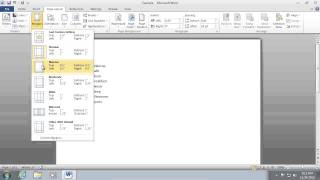 How to set 1 inch Margins in Word [upl. by Elvera24]