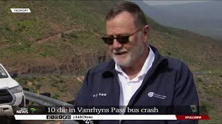 10 people killed in Western Cape bus crash [upl. by Thanh]