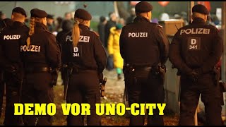 DEMO vor UNO City in Wien  17112022 [upl. by Anitnatsnok]