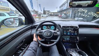 New Hyundai Tucson Plugin Hybrid NLine 2022 Test Drive POV [upl. by Enomed]