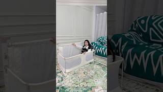 The playpen is easy to install and store satisfyingvideo babyproducts clafbabe [upl. by Imeaj677]