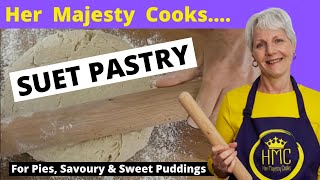 How to Make SUET PASTRY for Pies and Puddings Steak Pie Chicken and Mushroom Pie and more [upl. by Lapo641]