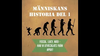 2 Människans historia del 1  Fossil Lucy Ardi  Har vi utvecklats från apor [upl. by Sivrad]