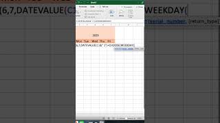 How to Create Calendar in Excel excel exceltips exceltricks exceladvance tausifeduworld [upl. by Eemla]