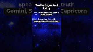 Zodiac Signs and Lying Who’s Honest Who’s Sneaky and Who Can’t Lie shorts [upl. by Ellehsor]