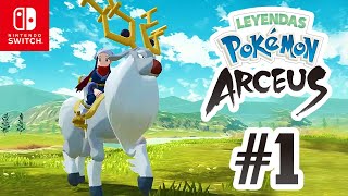 Primeras 2 horas de Leyendas Pokémon Arceus  Gameplay 1 juego completo en Español  Switch [upl. by Nnazus194]