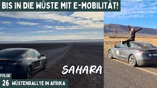 ERallye in die Wüste Zagora Sahara Tesla Roadtrip durch Afrika Teil 26 [upl. by Ezaria]