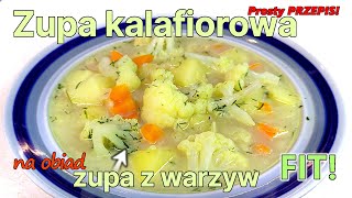 Jak zrobić zupę kalafiorową  Przepis na warzywną zupę z kalafiora [upl. by Naenaj]