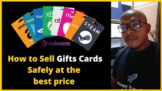 How to Sell Gift Cards safely and at the Best Price Amazon google play iTunes Steam Xbox etc [upl. by Vinia]