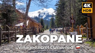 🇵🇱 Zakopane Walking Tour Poland Serene Village Views 4K HDR🚶‍♀️ [upl. by Laflam]