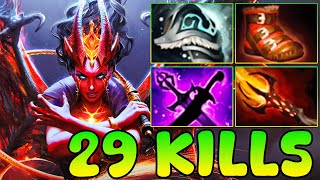 29 Kills QOP Dota 2 Mid Lane Beast  Best Queen Of Pain Dota 2 Pro Gameplay Guide Build 737 [upl. by Gereld]