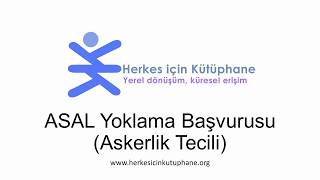 ASAL Yoklama Başvurusu Askerlik Tecili Eğitimi [upl. by Jem]