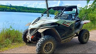 Riding the Sharbot Lake KampP Trail to Calabogie  Stunning Scenery [upl. by Delly645]