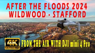 Wildwood Stafford after the floods with DJI mini 4 Pro Jan 2023 [upl. by Ikin563]