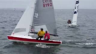 highlights 505 sailboat racing Bellingham Bay DJOD Sept 22 2019 from Flying Circus committee boat sh [upl. by Garling]