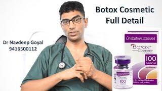 Botox Injection Cosmetic Wrinkle removal  Face amp Neck Rejuvenation  Dr Navdeep Hair Laser Panipat [upl. by Marvella]