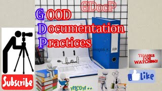 GOOD DOCUMENTATION PRACTICES GDP OR GDocP ALCOA  ALCOAALCOA [upl. by Bernadene]