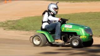 Snowbird Nationals Lawnmower Racing Clip 2 [upl. by Yebloc]