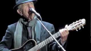 Leonard Cohen The Partisan Dublin 12092012 [upl. by Eninnej237]