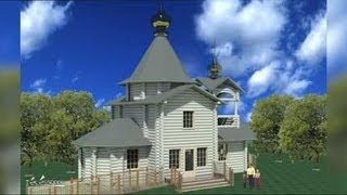 Une église orthodoxe en construction à ÉpinaysousSénart [upl. by Eannaj]