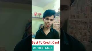 Best FD Credit Card Apply Online 2024 bestcreditcard fd hindi [upl. by Ramoj]