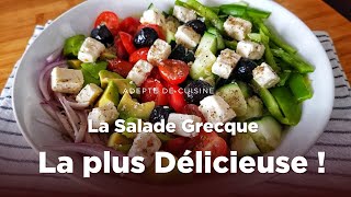 La salade grecque la plus délicieuse   ASMR  Salade athénienne facile et délicieuse [upl. by Arliene31]