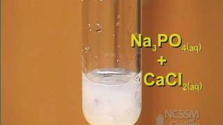 Double Displacement CaCl2 and Na3PO4 [upl. by Meurer]