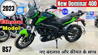 New 2023 Bajaj Dominar 400 BS7😍Detailed Review  New Price  Changes  Features  E20 Update 2023 🔥🔥 [upl. by Nnylodnewg]