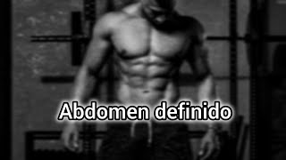 Abdomen marcado y definidoabs abdomen abdominales abs perderpeso bajardepeso perderbarriga [upl. by Noreh]