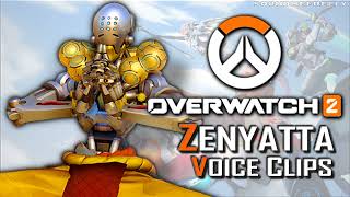 All Zenyatta Voice Clips • Overwatch 2 • All Voice Lines and Interactions • Feodor Chin [upl. by Ahsieki102]