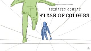 Clash of Colours  Animatic combat test  The ultimate duel [upl. by Noj]