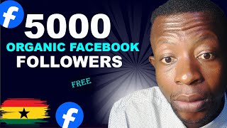 How to get more followers on Facebook [upl. by Orlando78]